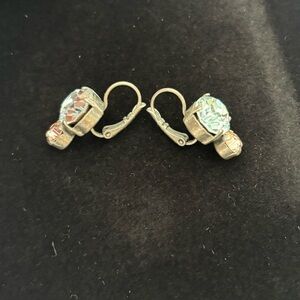 Sabika Silver and Crystal Earrings